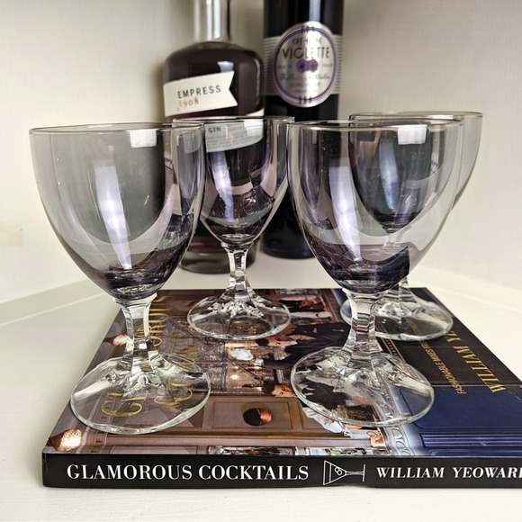 Schott Zwiesel Other - Vintage Neckar Iridescent Smoke Wine Glasses by Schott-Zwiesel Set of 4 | MCM